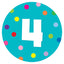 Number Classroom Floor Decal