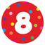 Number Classroom Floor Decal