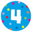 Number Classroom Floor Decal
