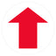 Red Arrow Floor Decal