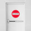 No Entry Floor Decal