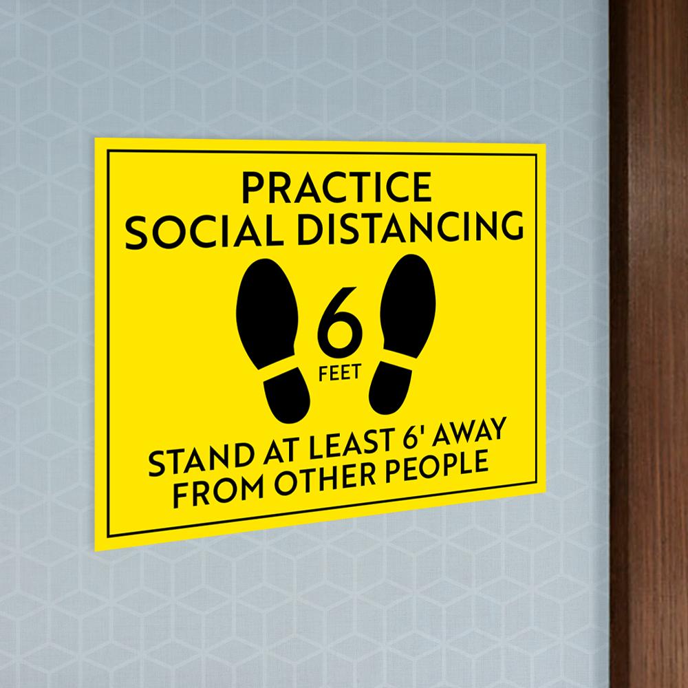 Practice Social Distancing Decal