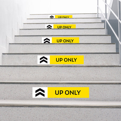 Up Only Stair Decal