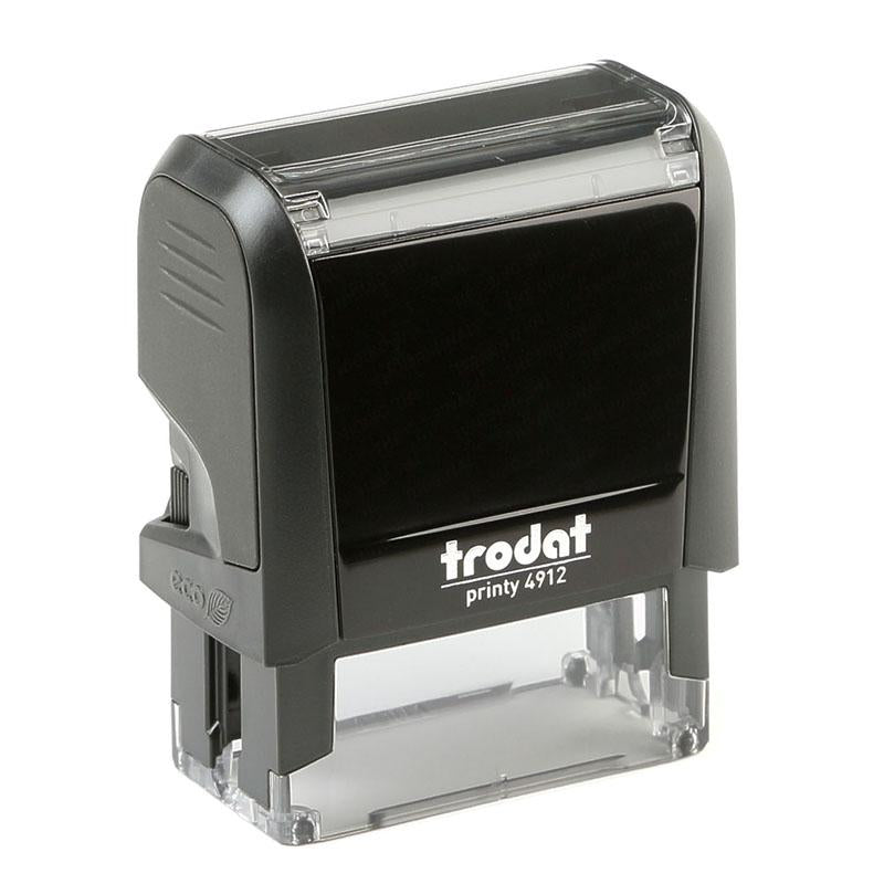 Trodat Imprint 9072M Metal Stamp Pad – 11 X 7 Cm, Purple Ink, Refillable & Long-Lasting For Office Stamps