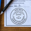 Round Washington Notary Stamp