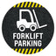 Forklifit Parking Floor Decal