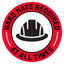 Hard Hats Required At All Times Floor Decal