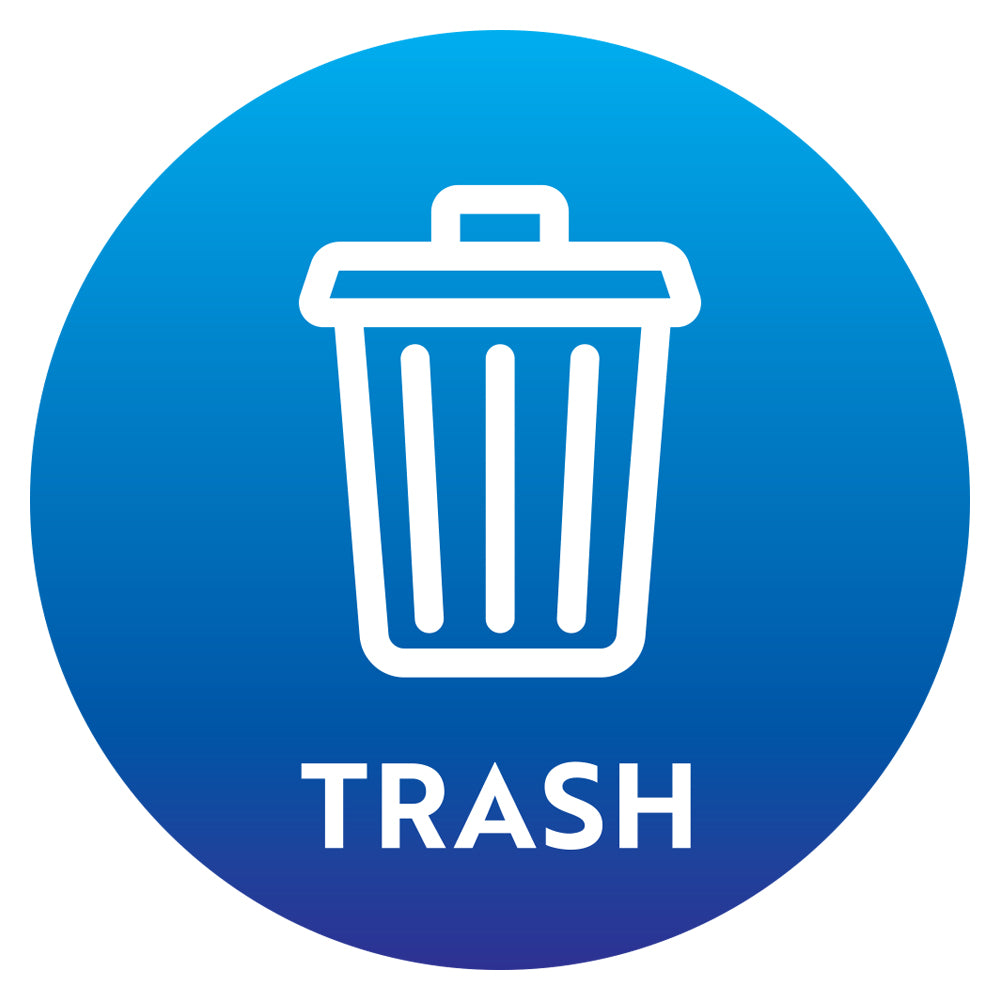 Trash Floor Decal