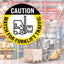 Caution Watch For Forklift Traffic Floor Decal