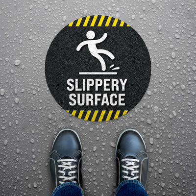 Slippery Surface Floor Decal