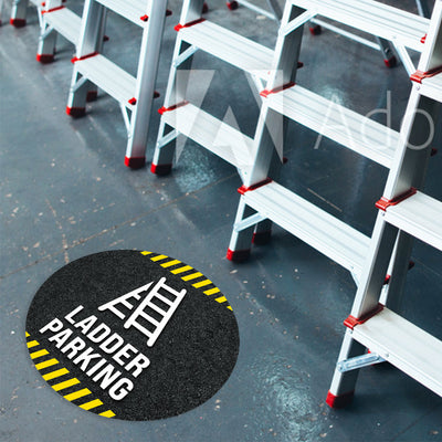 Ladder Parking Floor Decal