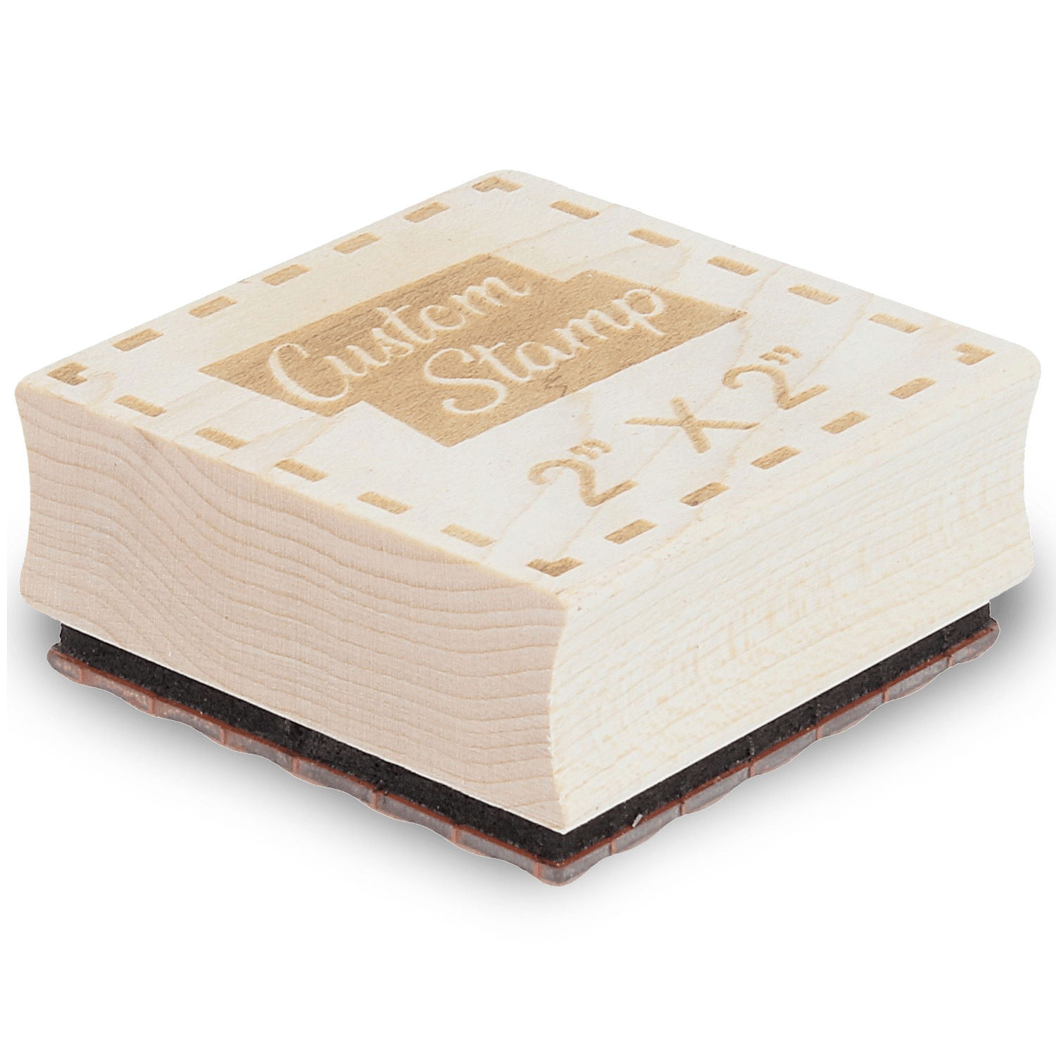 Custom Stamps 2" by 2" Engraved Stamp