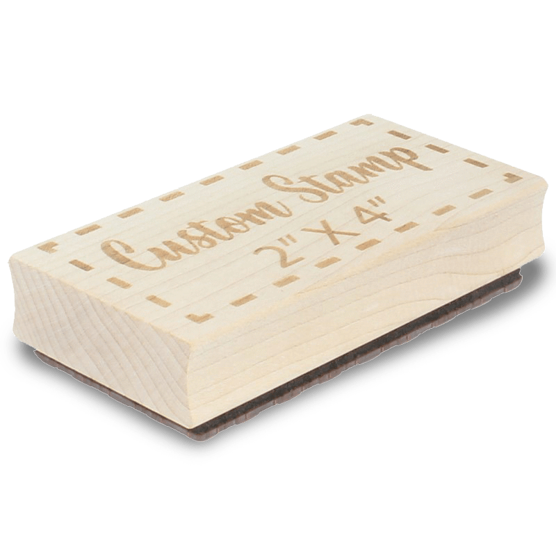 Custom Stamps 2" by 4" Engraved Stamp