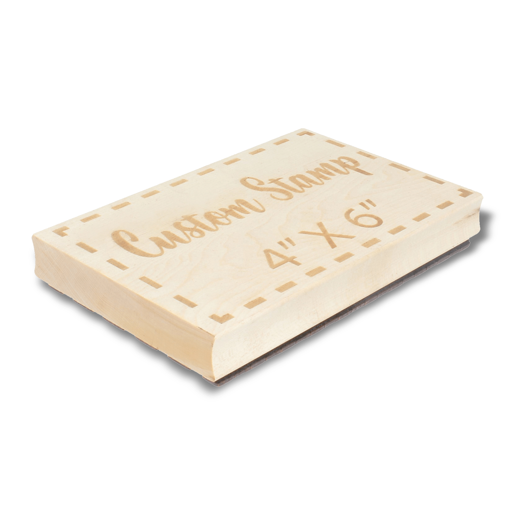 Custom Stamps 4" by 6" Engraved Stamp