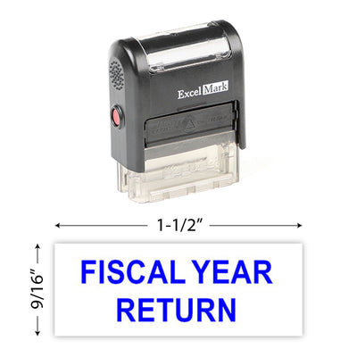 Fiscal Year Return Stamp