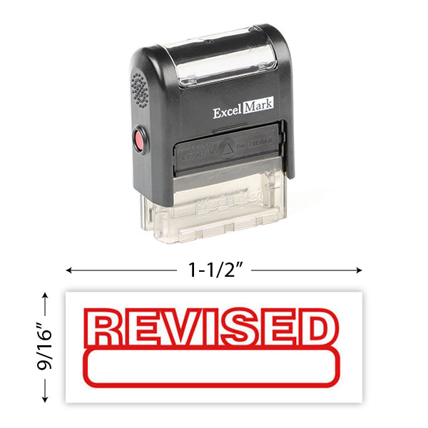 Excel R Stamp Revised Stamp – DiscountRubberStamps.com