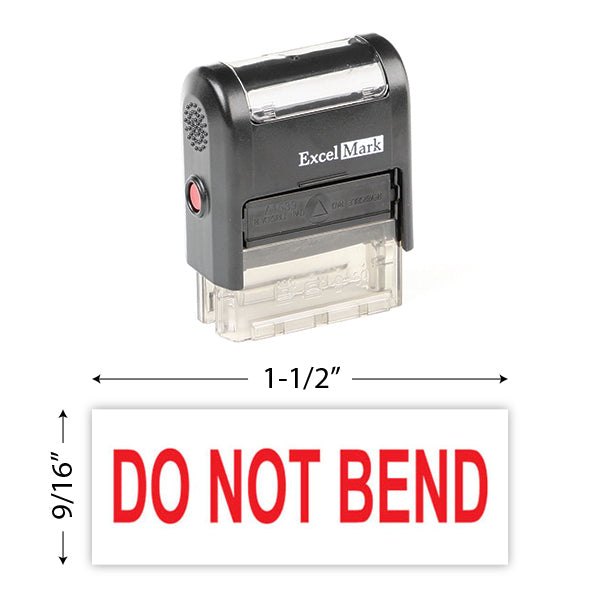 Do Not Bend Stamp