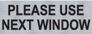 Please Use Next Window Sign